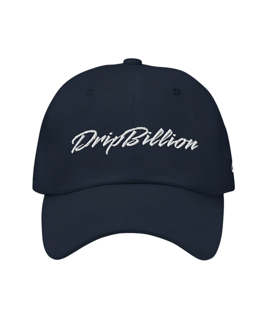 DripBillion Adjustable Chino Cotton Twill Dad Hat - Curved Visor Streetwear Cap