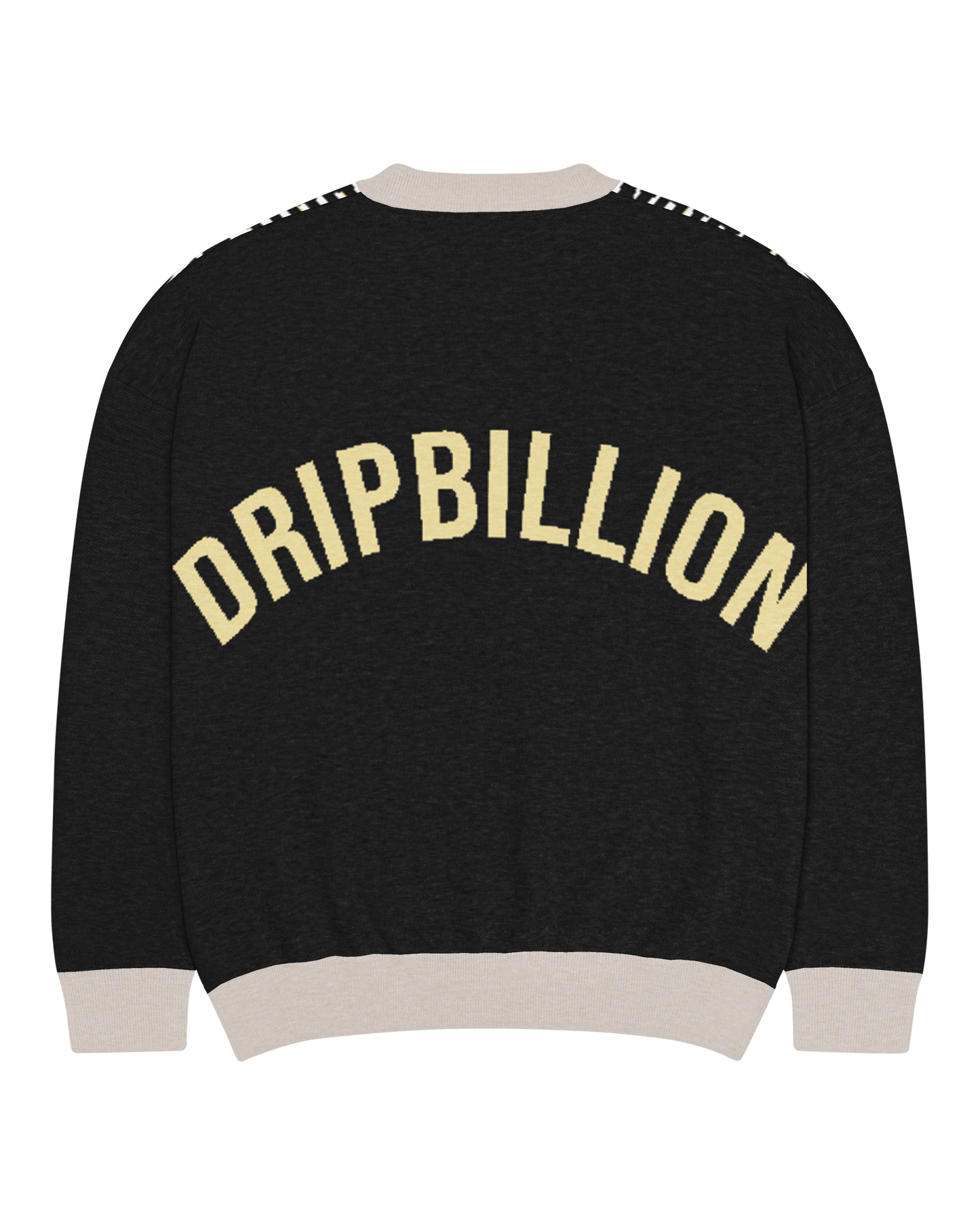 Varsity Graphic Knitted Crew Neck Sweater