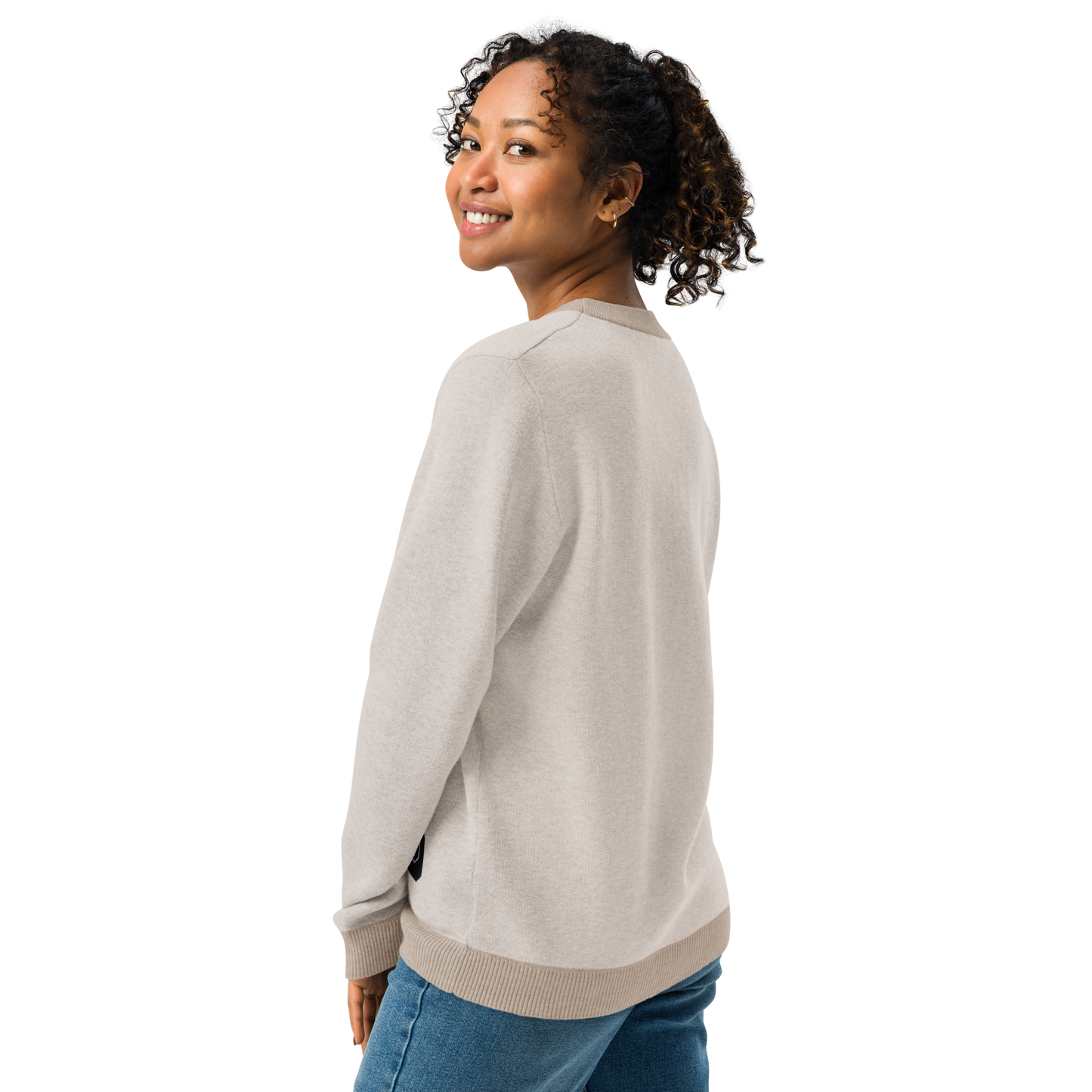 Women Knitted crew neck sweater