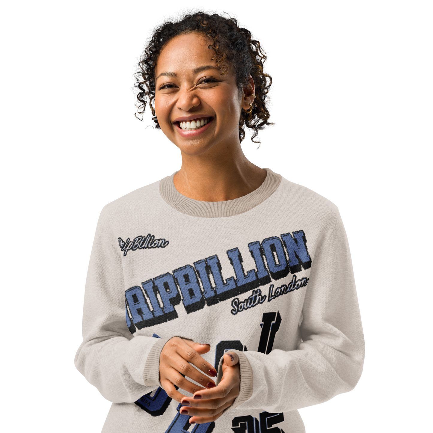 Women Knitted crew neck sweater