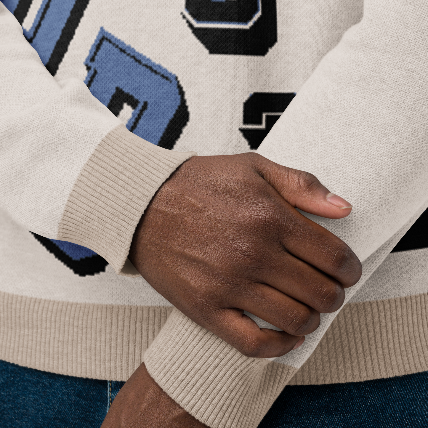 Men's Luxury Knitted Crew Neck Sweater - Soft, Lightweight Fabric for Streetwear Style