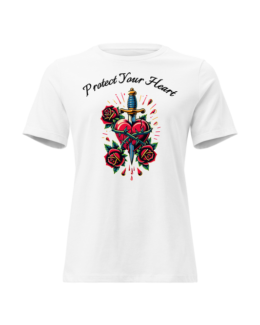 Protect your heart graphic t-shirt