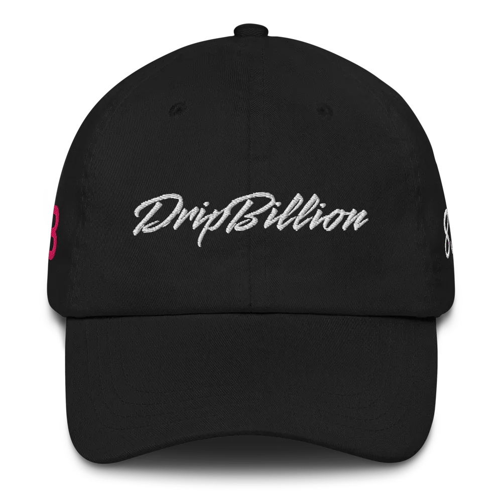 DripBillion Adjustable Chino Cotton Twill Dad Hat - Curved Visor Streetwear Cap