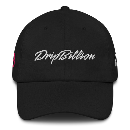 DripBillion Adjustable Chino Cotton Twill Dad Hat - Curved Visor Streetwear Cap