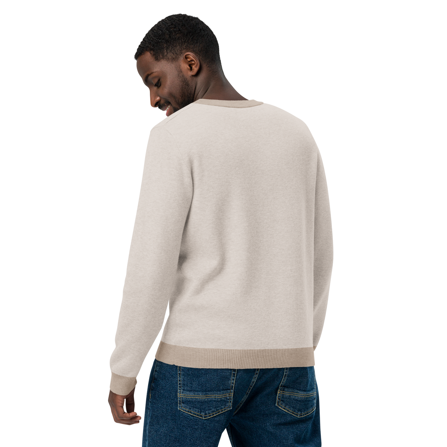 Men's Luxury Knitted Crew Neck Sweater - Soft, Lightweight Fabric for Streetwear Style