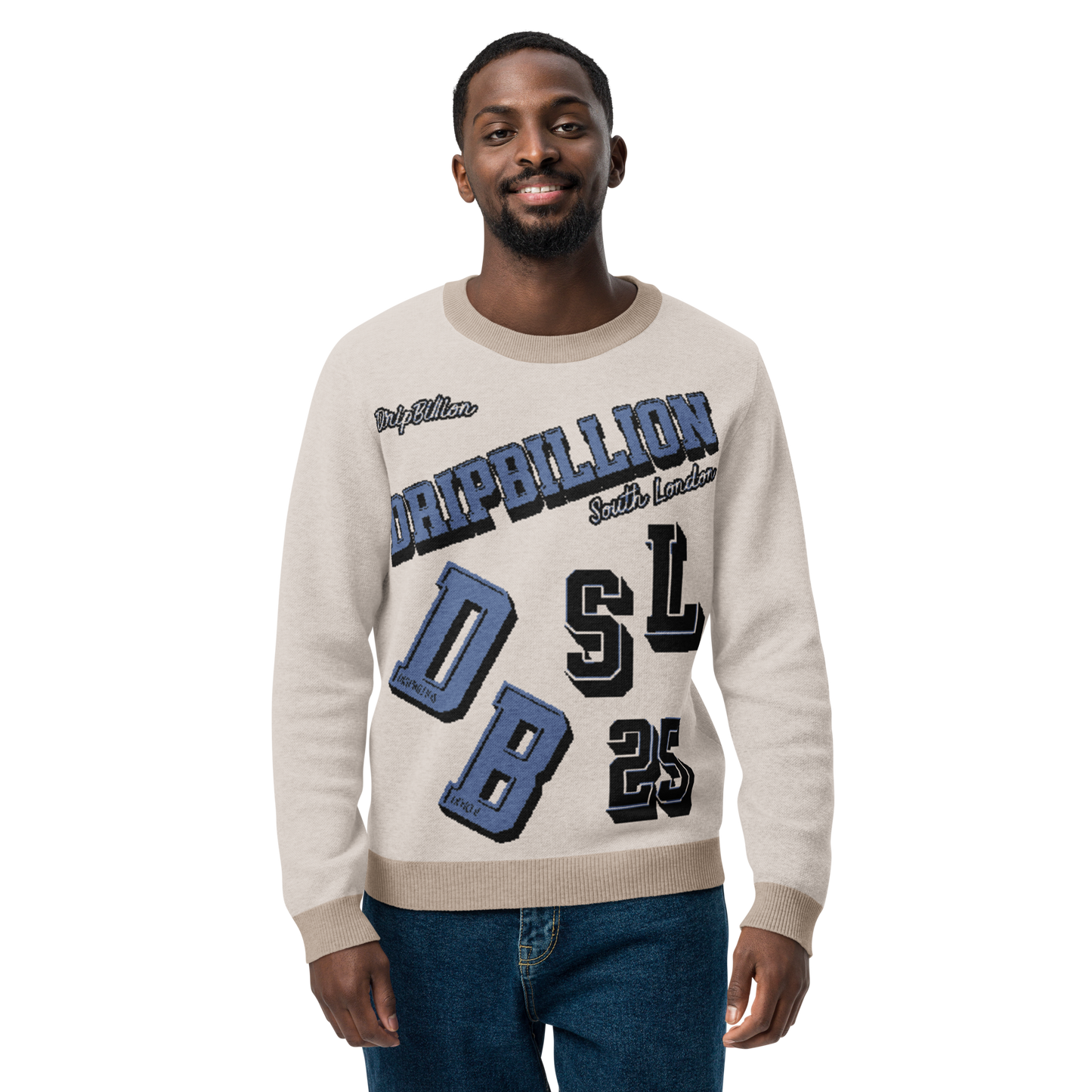 Men's Luxury Knitted Crew Neck Sweater - Soft, Lightweight Fabric for Streetwear Style