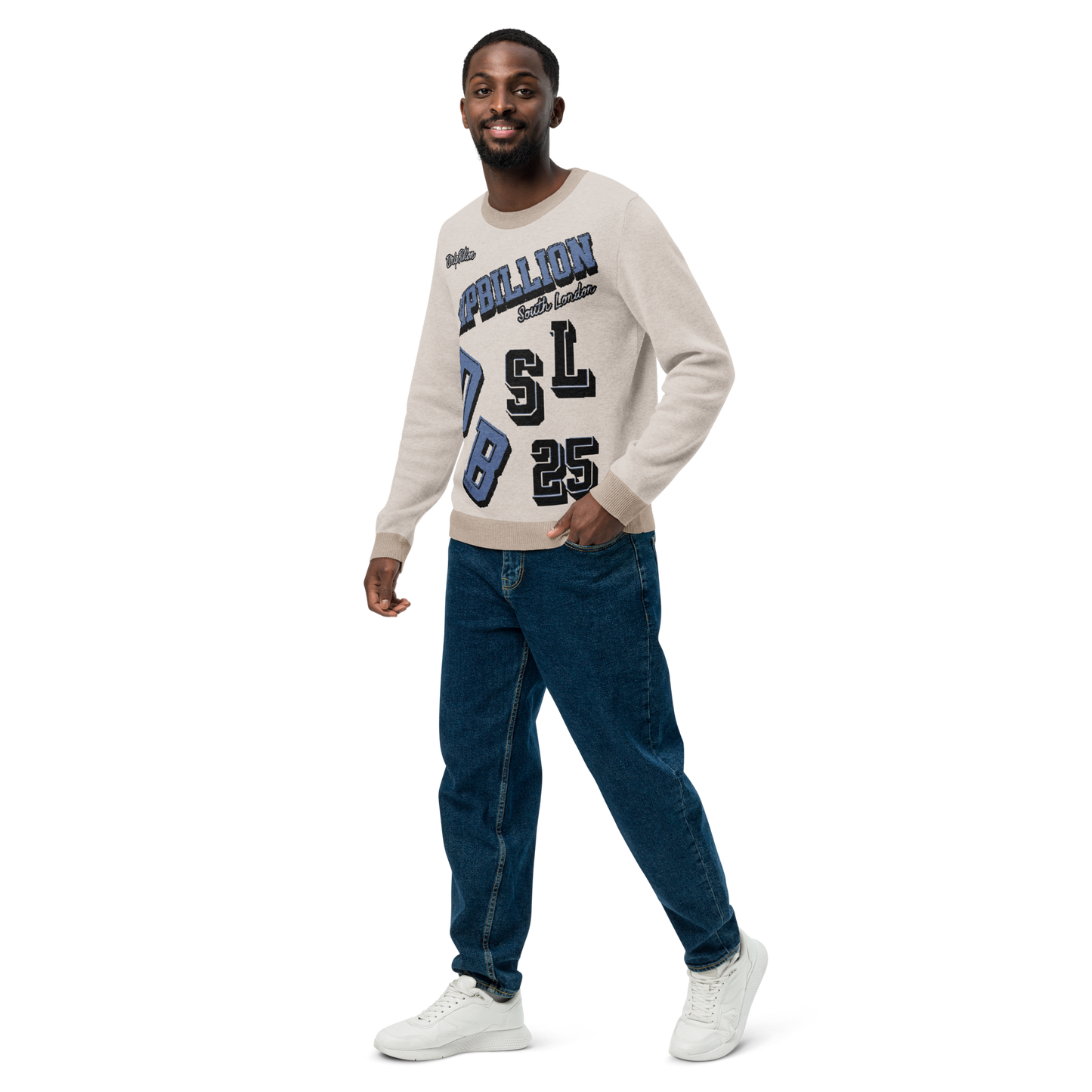 Men's Luxury Knitted Crew Neck Sweater - Soft, Lightweight Fabric for Streetwear Style